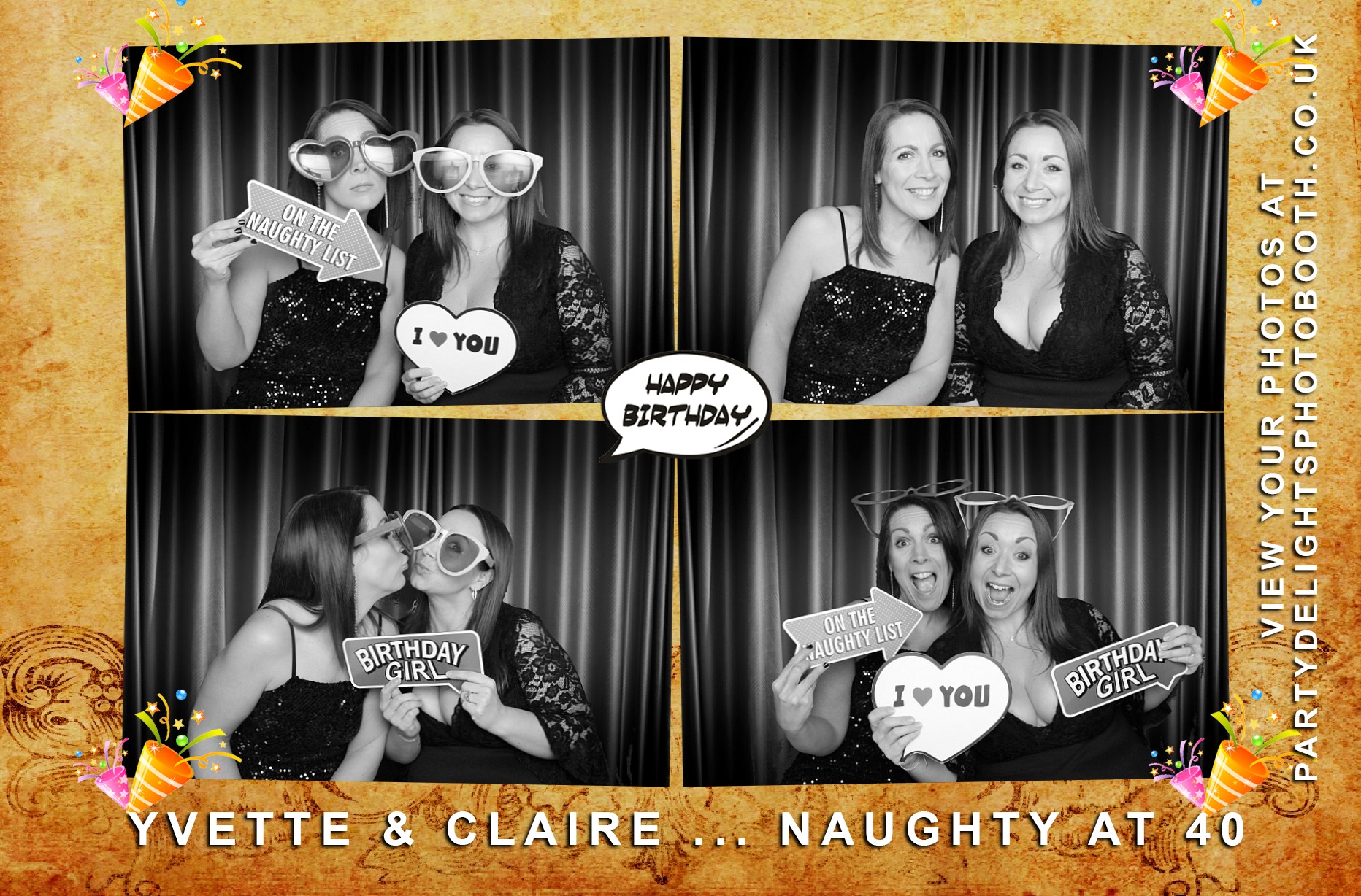 Yvette and Claire’s 40th birthday! - Prints | View more photos from the event at gallery.partydelightsphotobooth.co.uk/u/PartyDelightsPhotoBooth/Yvette-and-Claire’s-40th-birthday-Prints